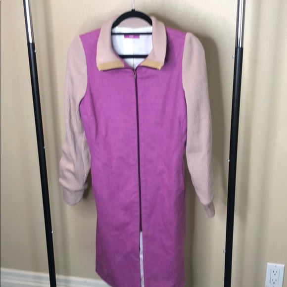 Lavender an Tan Peacoat. - Picture 1 of 8